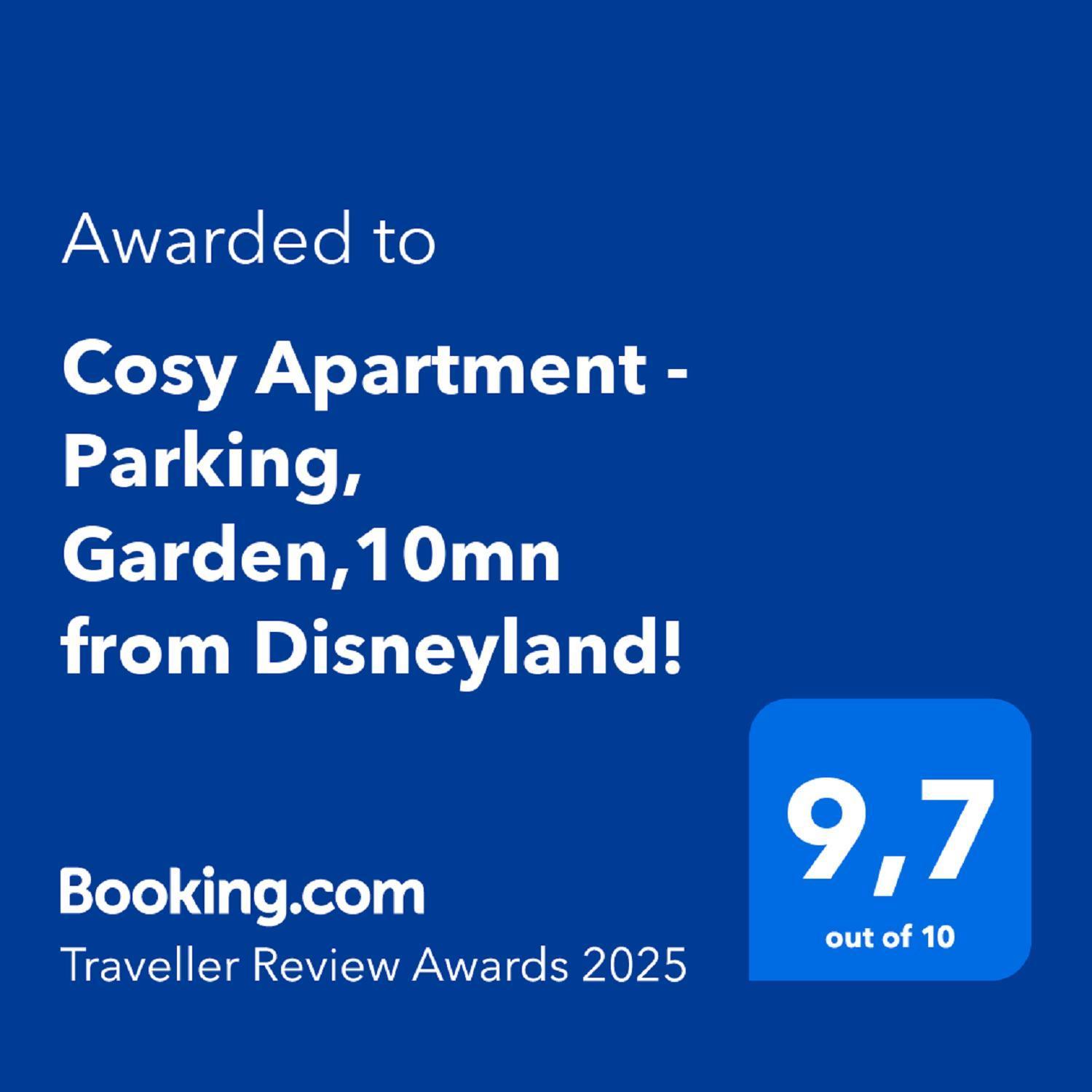 Cosy Apartment - Parking, Garden,10Mn From Disneyland! Монтеврен Екстериор снимка